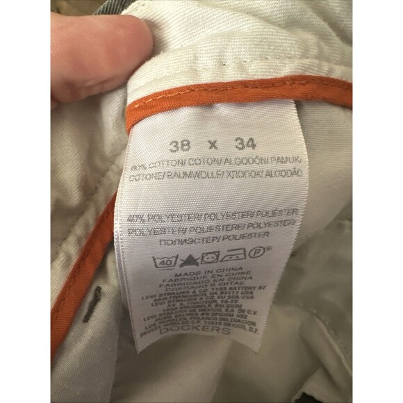 Dockers Men’s 38x34 Olive Green Chino Pants Straight Leg Casual - Picture 12 of 13